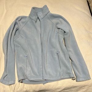 Columbia Light Blue Zip Up